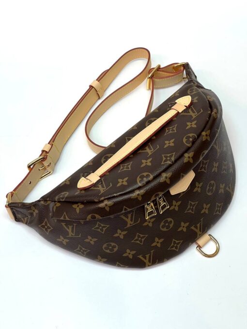 Женская сумка Louis Vuitton Bumbag M43644 Premium 37/14/13 см коричневая - фото 1