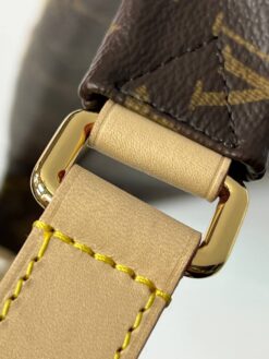 Женская сумка Louis Vuitton Bumbag M43644 Premium 37/14/13 см коричневая