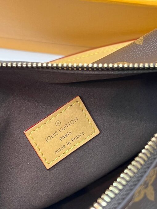 Женская сумка Louis Vuitton Side Trunk M46815 Premium 24/16/8 см коричневая - фото 8