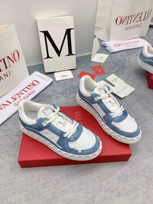 Кроссовки Валентино Гаравани Freedots 4Y2S0H43RD Premium White-Blue - фото 2