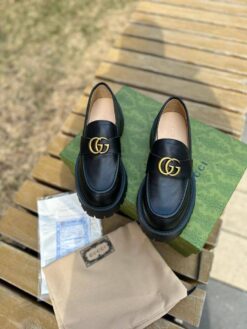 Туфли женские Gucci A122363 чёрные