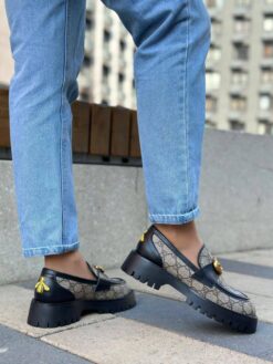Туфли женские Gucci A122386 серые