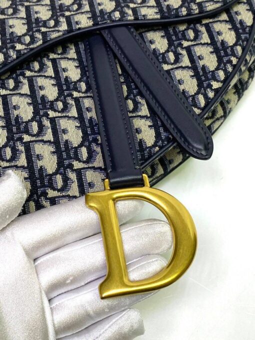Женская сумка Christian Dior Saddle M0455CTZQ Premium 25/20/7 см жаккард - фото 7