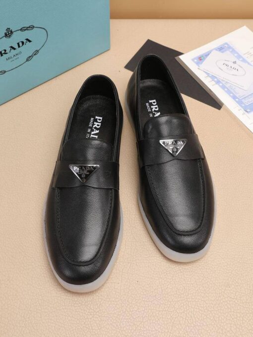 Туфли мужские Prada A122528 чёрные - фото 4