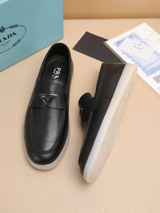 Туфли мужские Prada A122528 чёрные - фото 6