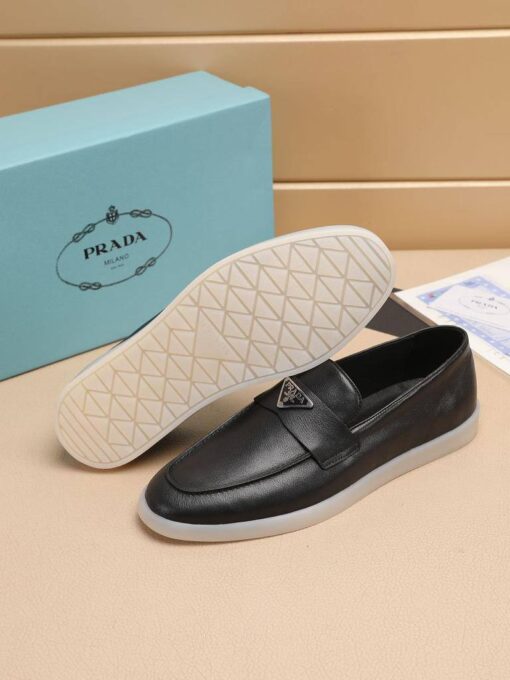 Туфли мужские Prada A122528 чёрные - фото 8