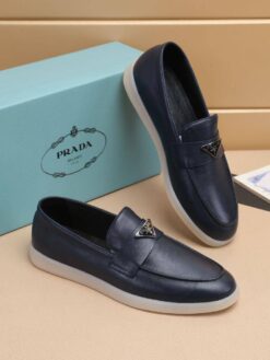 Туфли мужские Prada A122551 тёмно-синие