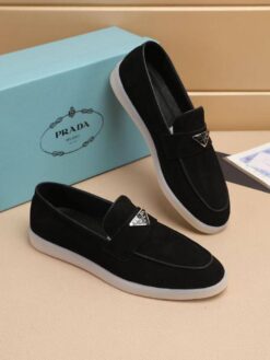 Туфли мужские Prada A122602 чёрные