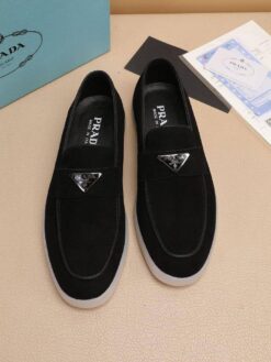 Туфли мужские Prada A122602 чёрные