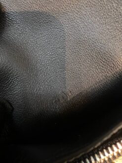 Кожаный кошелёк Hermes Premium 15/10 см чёрный (фурнитура золото/серебро)