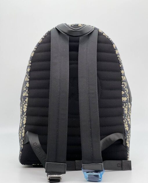 Рюкзак Christian Dior Jacquard Fabric A123142 чёрно-бежевый (ширина 25 и 30 см) - фото 2