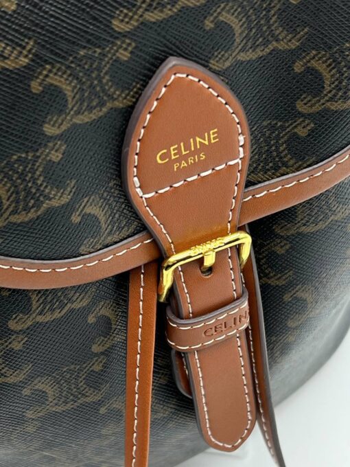 Рюкзак Celine A123204 21/18 см коричневый - фото 4