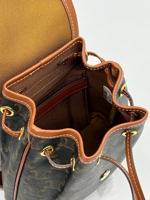 Рюкзак Celine A123204 21/18 см коричневый - фото 7