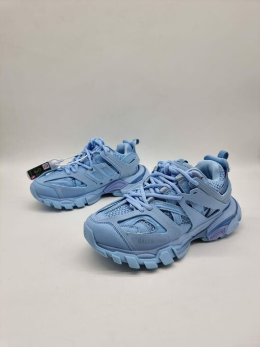 Женские кроссовки Balenciaga Track A123283 голубые - фото 3