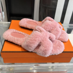 Hermes тапочки