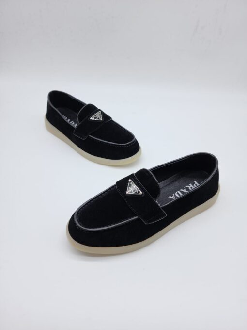 Туфли женские Prada A123372 чёрные - фото 4