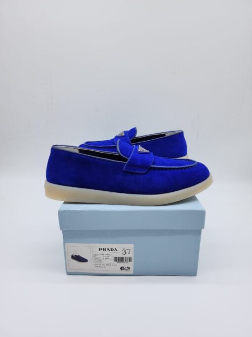Туфли женские Prada A123406 синие - фото 2