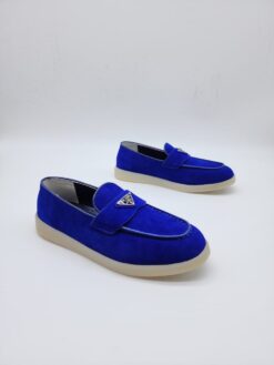 Туфли женские Prada A123406 синие - фото 12