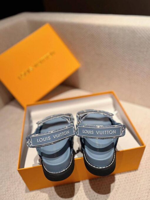 Сандалии женские Louis Vuitton Paseo A123568 голубые - фото 2