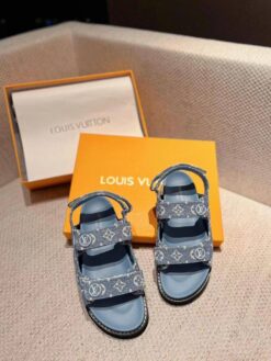 Сандалии женские Louis Vuitton Paseo A123568 голубые