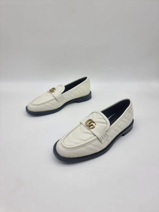 Туфли женские Gucci A124035 белые - фото 3