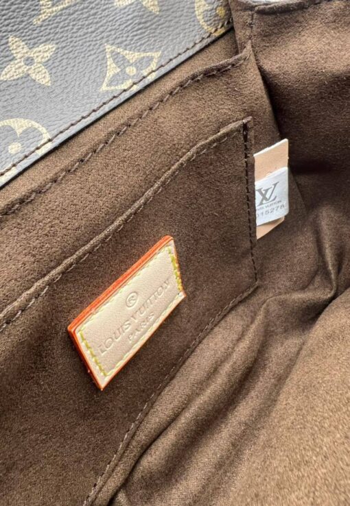Женская сумка Louis Vuitton Pochette Metis 19/12 см A125129 коричневая - фото 10
