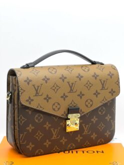 Женская сумка Louis Vuitton Pochette Metis 25/18 см A125144 коричневая - фото 8
