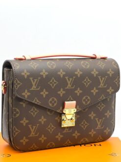 Женская сумка Louis Vuitton Pochette Metis 25/18 см A125157 коричневая - фото 11