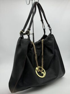 Женская сумка Gucci A125165 50/40 см чёрная - фото 8