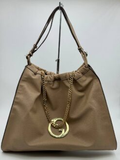 Женская сумка Gucci A125172 50/40 см бежевая