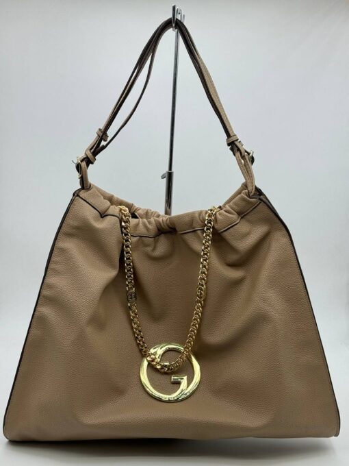 Женская сумка Gucci A125172 50/40 см бежевая - фото 2