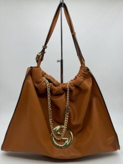 Женская сумка Gucci A125175 50/40 см каштановая