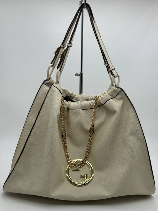 Женская сумка Gucci A125178 50/40 см светло-бежевая - фото 2