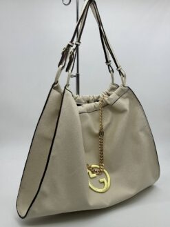 Женская сумка Gucci A125178 50/40 см светло-бежевая - фото 18