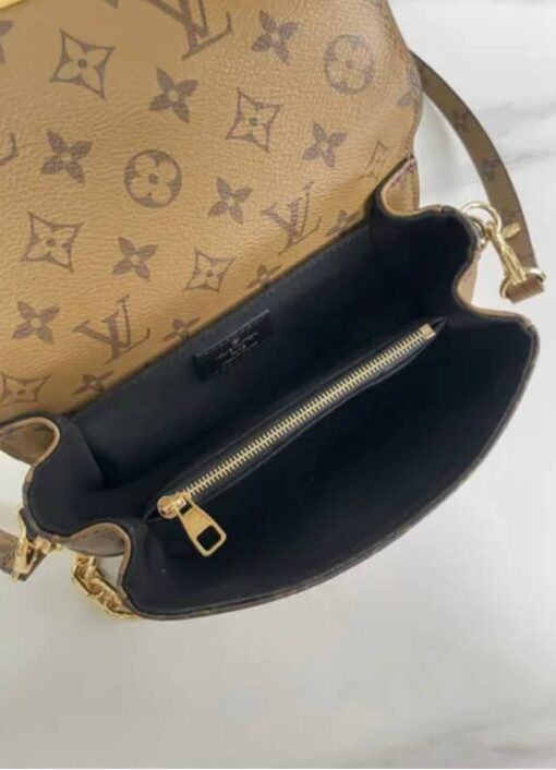 Женская сумка Louis Vuitton Pochette Metis Set 20/11 см A125214 коричневая - фото 5