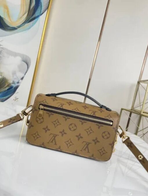 Женская сумка Louis Vuitton Pochette Metis Set 20/11 см A125214 коричневая - фото 2