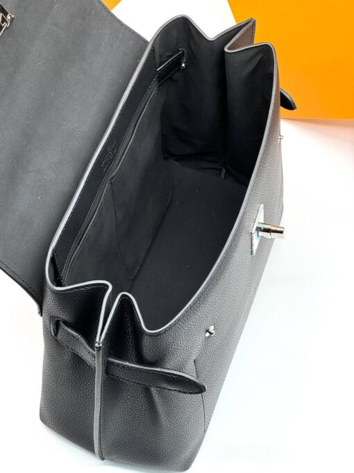 Женская сумка Louis Vuitton Lockme A125243 30/23 см чёрная - фото 6