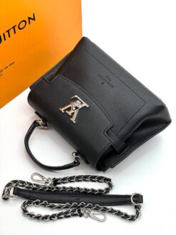 Женская сумка Louis Vuitton Lockme A125261 22/16 см чёрная