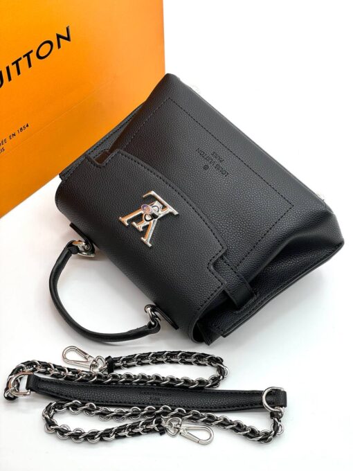Женская сумка Louis Vuitton Lockme A125261 22/16 см чёрная - фото 3