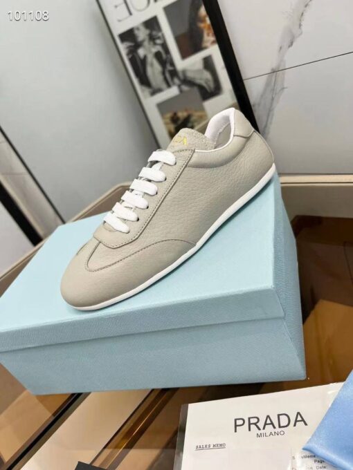 Кроссовки Prada Leather 2EG430 Premium Grey - фото 3