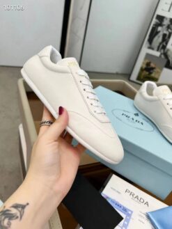 Кроссовки Prada Leather 2EG430 Premium Beige