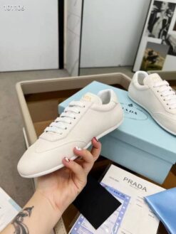 Кроссовки Prada Leather 2EG430 Premium Beige