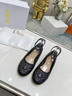Балетки Christian Dior Ballet A125853 чёрные