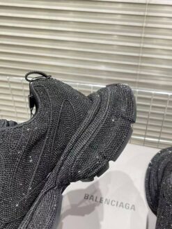 Кроссовки Balenciaga 3XL Rhinestones 734731W3XST Premium Black