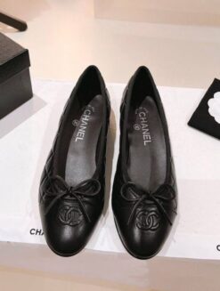 Балетки Chanel Ballet Flats G02819 Premium Black - фото 5