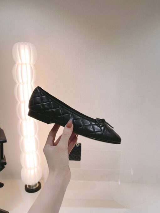 Балетки Chanel Ballet Flats G02819 Premium Black - фото 2