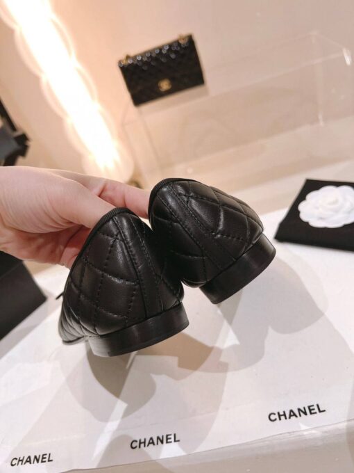 Балетки Chanel Ballet Flats G02819 Premium Black - фото 3