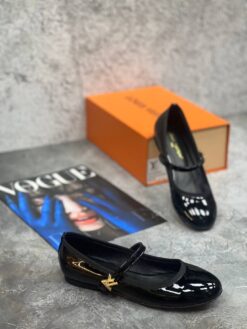 Балетки Louis Vuitton Romy 1ACUKM Premium Patent Black