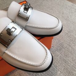 Шлёпанцы женские Hermes A126890 белые