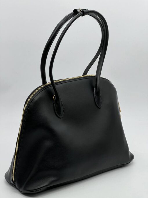 Сумка Miu Miu Leather (два размера 32/18 и 38/27 см) чёрная - фото 6